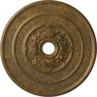 Ekena Millwork 26 od 1 8 ID 1 2 P tradicionalni sa Acanthus ostavlja stropni medaljon , ručno obojena Trljana