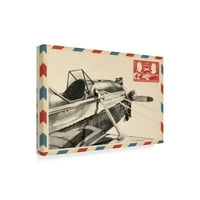 Zaštitni znak Likovna umjetnost 'mala Vintage avionska pošta I' platnena Umjetnost Ethana Harpera