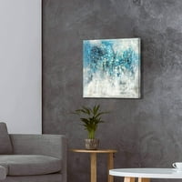 Apstraktna zidna Umjetnost plava slika slika na platnu za spavaću sobu