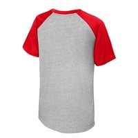 Omladinski MLB Productions Heather siva i crvena St. Louis kardinala MBSG T-Shirt