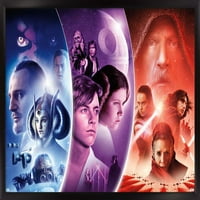 Star Wars: Saga - Trilogijski valni zidni poster, 22.375 34