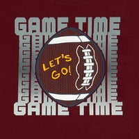 Garaanimals Dečiji Dečaci ' Game Time Fudbalski Grafički Dugi Rukav T-Shirt