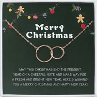 Anavia Coworkers pokloni za Božić, Božić ogrlica za prijatelje, šef nastavnik Nova Godina ogrlica Nakit Pokloni