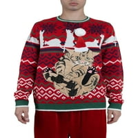 Vrijeme odmora muški i veliki muški ružni Božićni džemper, veličine s-3XL