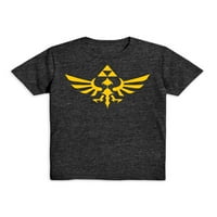 Zelda Boys Link Triforce kratki rukav grafička majica, 2 pakovanja, veličine XS-XXL