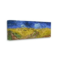 Stupell Industries Wheatfield sa vranama Vincent Van Gogh Classic Slikarstvo Galerija slika Omotana platna