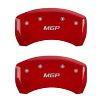 Kaliper pokriva 17112SRD MGP Logo - Crveni praškasti kaput - set od 4