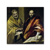 Zaštitni znak likovne umjetnosti' St Peter and Paul ' Canvas Art by El Greco