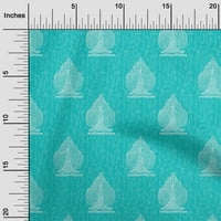 Onuone pamučne ploče od lišća tkanina i blok drveća Ispis tkanine BTY wide