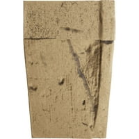 Ekena Millwork 6 H 6 D 72 W ručno tesani komplet kamina od Fau drveta sa Ashford Corbelima, prirodni Bor