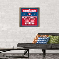 Chicago Cubs-Zidni Poster Šampiona, 14.725 22.375