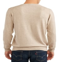 George muški i veliki muški džemper od kašmira s V izrezom, do veličine 3XL