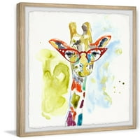 Marmont Hill Rainbow Žirafa Uokvirena Zidna Umjetnost, 18.00 1.50