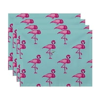Jednostavno Tratinčica, Flamingo Fanfare Martini Podmetač Sa Životinjskim Printom, Aqua