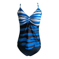 Kompe za kupanje za mršavljenje za žensko odmaralište za kupaće kostim bikini elegantni poklopac kupaći kostim plavi xxxl