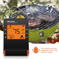 Digitalni termometri za meso za kuhanje hrane, Morpilot Bluetooth BBQ termometar za roštilj Pametni daljinski sa sondama za vanjsku roštiljsku pećnicu za pušače zatvorena kuhinja