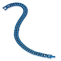 Obalni nakit Muška plava presvučena narukvica od nerđajućeg čelika 8.25