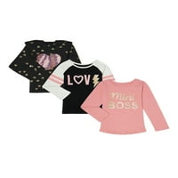 Garanimals Baby Girls & Toddler Girls pulover Hoodie Top i majice sa dugim rukavima
