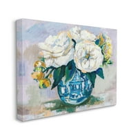 Stupell Industries Bold Modern Flower Bouquet Blossoms Painting Gallery Wrapped Canvas Print Wall Art, dizajn