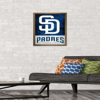 San Diego Padres-Logo Zidni Poster, 14.725 22.375
