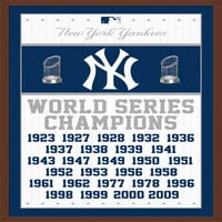 New York Yankees - Zidni Poster Šampiona, 22.375 34