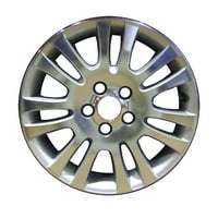 6. Opokljani oem aluminijski aluminijski kotač, obrađeni i srebrni, odgovara 2007- Toyota Sienna