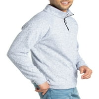 Plod muškog džempera od razboja od flisa sa patentnim zatvaračem, veličine S-2XL