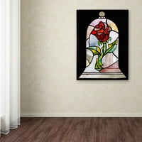 Zaštitni znak likovne umjetnosti' Beauty Rose ' platno Art by Artpoptart