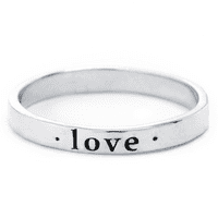 Marisol & Poppy ljubavni prsten u Sterling srebru za žene, tinejdžere, Unisex