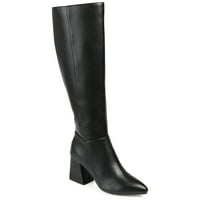 Kolekcija Journee Wemens Landree Tru Comfort Foad Wide Calf Block Heel Konee High Boots