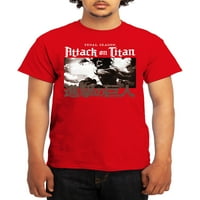 Napad na Titan Season engleski i Kanji Logo muški kratki rukav grafički Tee