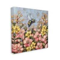 Stupell Bumblebee Ljetna Bašta Livada Životinje I Insekti Slika Galerija Umotana Platnena Štampa Zidna Umjetnost