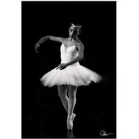 Zaštitni znak umjetnosti ballerina xv platna umjetnost Martha Guerra, 22x32