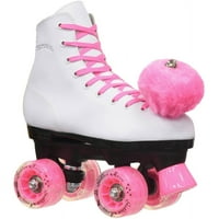 Epic Svjetlo-Up Pink Princeza Quad Roller Klizaljke
