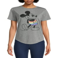 Disney Mickey Mouse ženska Dugina kratka rukava majica