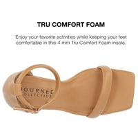 Kolekcija Journee Wemens Olesia Tru Comfort Foam Buckle Espadrille Wedge Sandale
