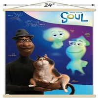 Disney Pixar Soul - Grupni zidni poster sa magnetnim okvirom, 22.375 34