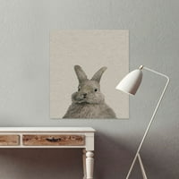 Chubby Hare II slika Print na omotanom platnu