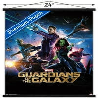 Marvel Cinemat univerzum - čuvari Galaxy - jedan zidni poster sa drvenim magnetnim okvirom, 22.375 34