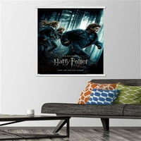 Harry Potter i Smrtly Hallows: Dio - Pokretanje jednog zidnog postera sa drvenim magnetskim okvirom, 22.375