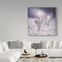 Zaštitni znak likovne umjetnosti' dvorac na nebu ' platnena Umjetnost Kirka Reinerta