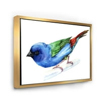 Forbes Finch ptica na podružbi uokvirenog slikarskog platna Art Print
