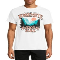 Nacionalni parkovi muška i velika Muška Yosemite grafička majica kratkih rukava