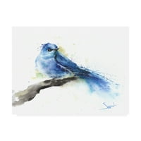 Zaštitni znak Likovna umjetnost 'akvarel Plave ptice' umjetnost na platnu Eric Swee
