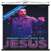 The Big Lebowski - Eksplicitni Isusovi zidni poster sa drvenim magnetnim okvirom, 22.375 34