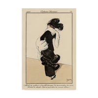 Zaštitni znak likovne umjetnosti 'Vintage Francuski moda I' Canvas Art od nepoznatog