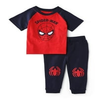 Spider-Man Dečaci? Majica I Džogeri Sa Likovima, Set Od 2 Komada