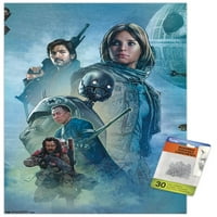 Star Wars: Rogue One - Proslava zidni poster Mural, 14.725 22.375