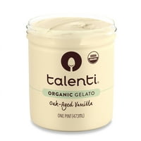 Talenti organski Gelato za ukusan smrznuti desert od hrastovine od vanilije bez glutena