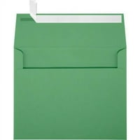 LUXPaper Koverta Za Pozivnicu,, Holiday Green, 50 Pakovanja